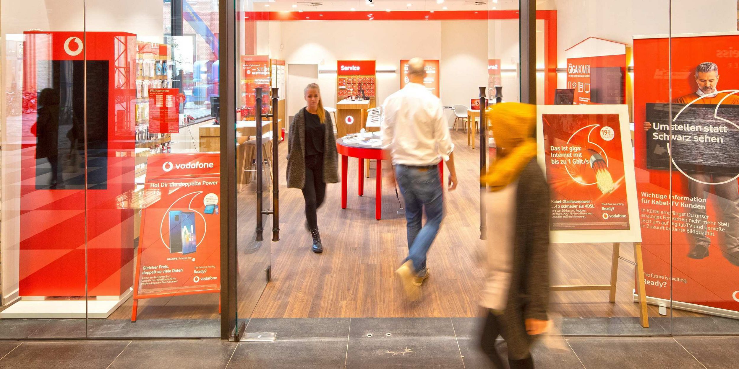 Vodafone im Schultheiss Quartier