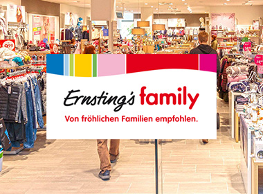 Ernsting's Family jetzt im Erdgeschoss
